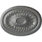 Ekena Millwork Saverne Ceiling Medallion, Hand-Painted Silver, 18 1/2"W x 13 1/2"H x 1 7/8"P CM18SASLS - alternate 1